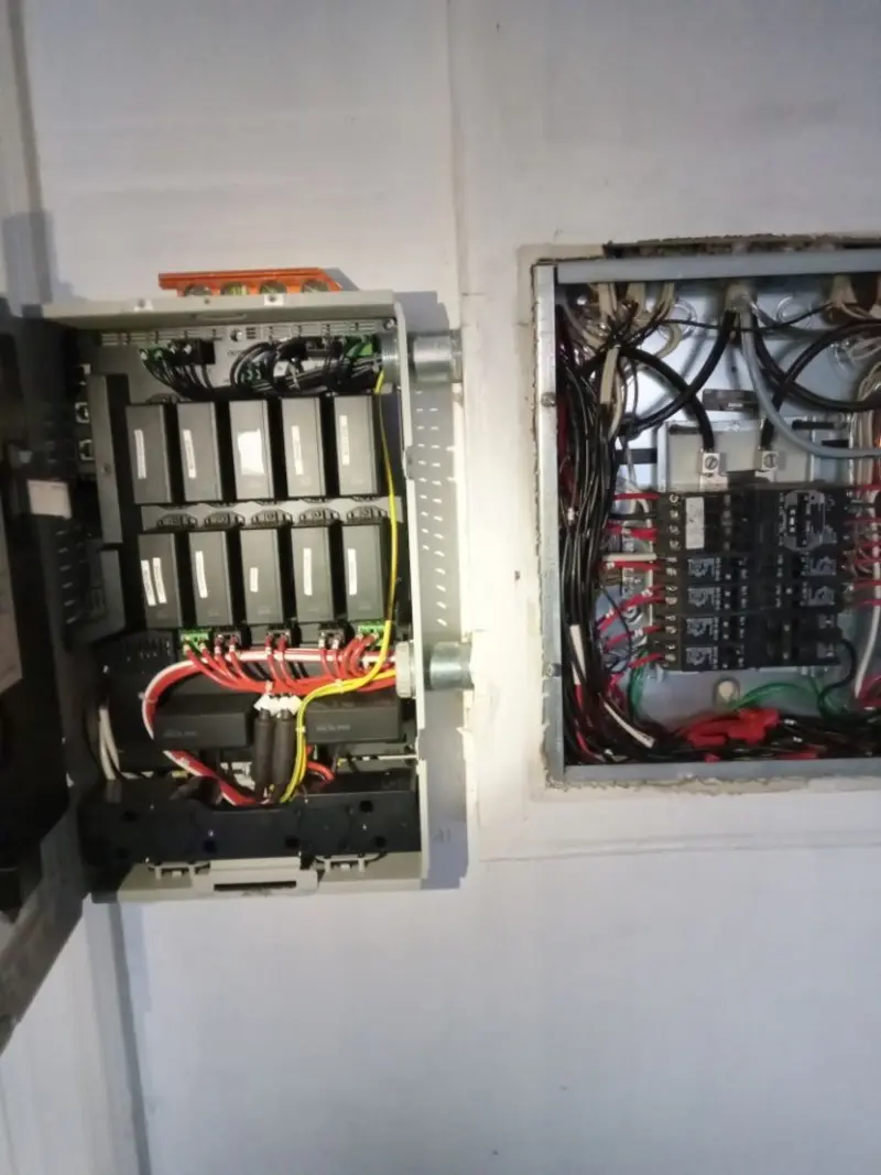 Electrical panel upgrade completed for Ring Doorbell Installation in Rockville